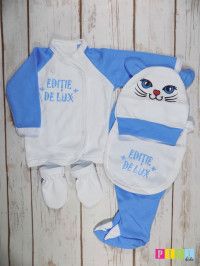 Haine bebelusi-Costumas 5 piese "Pisica" 
