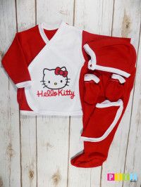 Haine bebelusi-Costumas 5 piese "Hello Kitty " 