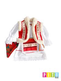 Haine bebelusi-Costum traditional romanesc pentru fetite